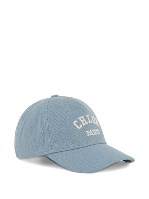 Cappello bambina Chloé in denim blu Chloe' Kids | C20869Z10